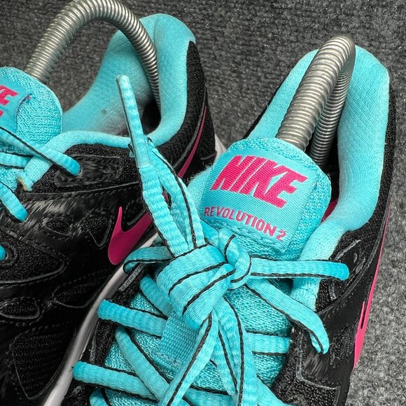 Nike Revolution 2 Running Shoes Women's Size 8.5 Black Athletic Training Sneaker - Picture 4 of 12